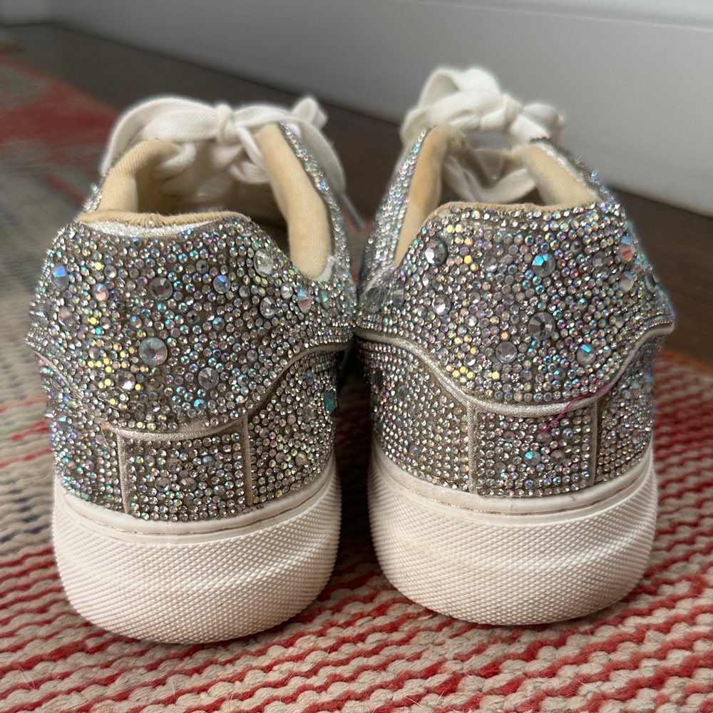Sparkling Rhinestone Sneakers - Picture 6 of 10